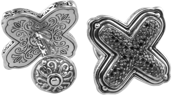 KONSTANTINO STERLING SILVER CUFFLINKS FROM THE PLATO COLLECTION