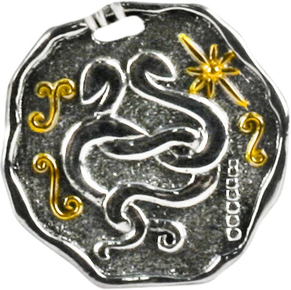 KONSTANTINO STERLING SILVER & 18K GOLD CHARM FROM THE MATI COLLECTION