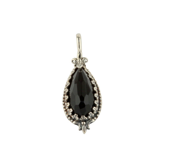 KONSTANTINO STERLING SILVER BLACK ONYX PENDANT FROM THE CALLIOPE COLLECTION