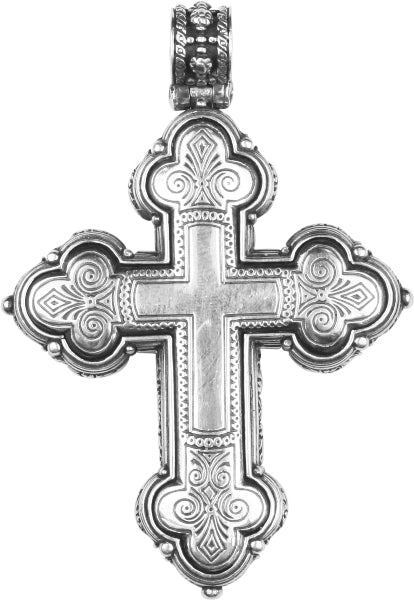 KONSTANTINO STERLING SILVER CROSS PENDANT FROM THE STERLING SILVER CLASSICS COLLECTION