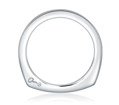 A.JAFFE METROPOLITAN MODERN PLAIN WEDDING BAND